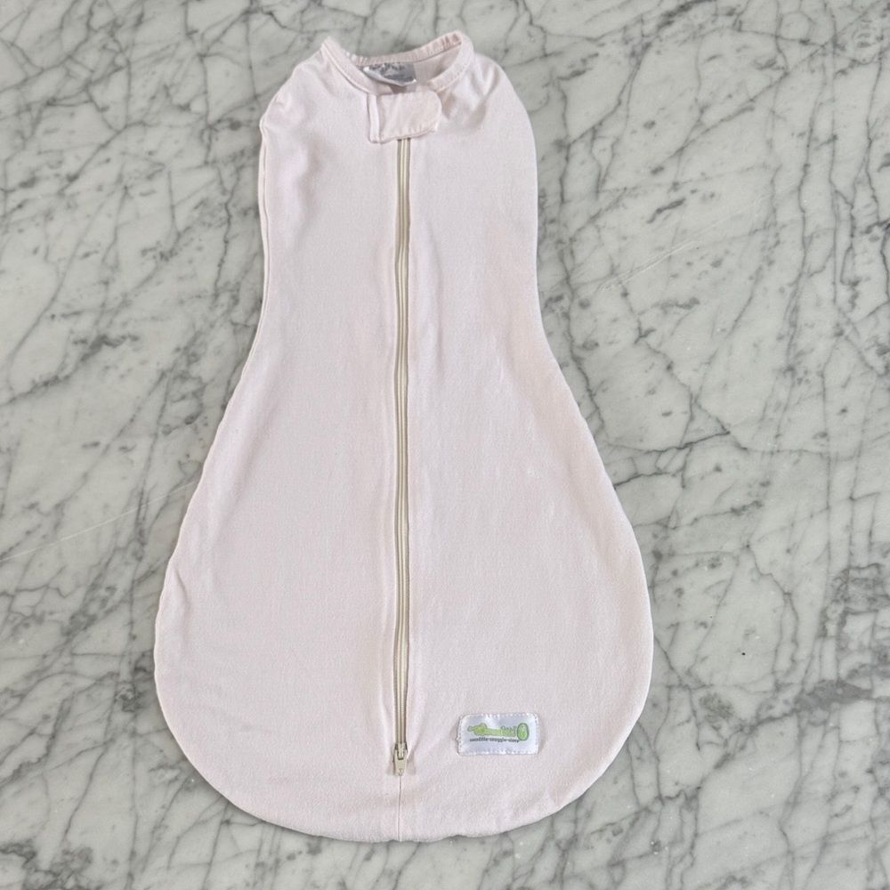 Woombie Pink Baby Sleep Sack Sz 0-3 Mo